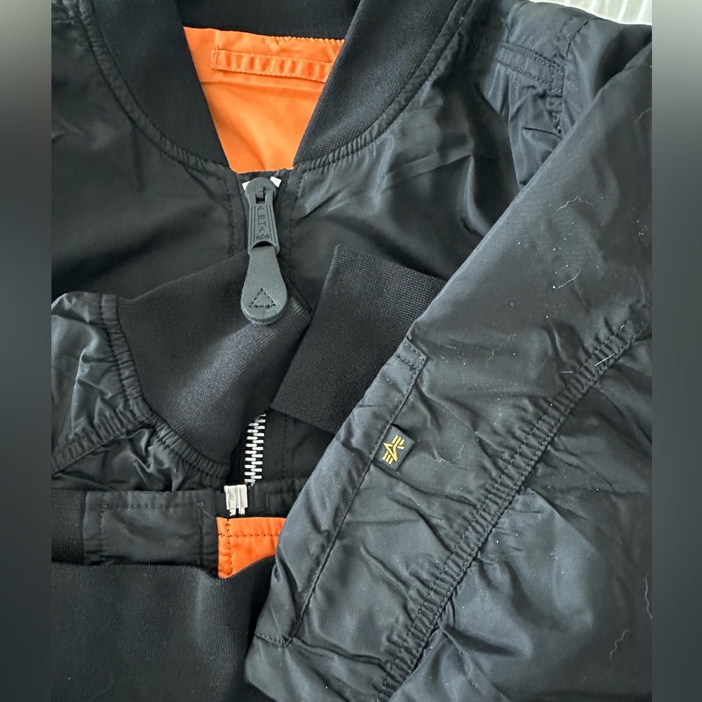 NWOT Alpha Industries Bomber Jacket - Picture 9 of 12